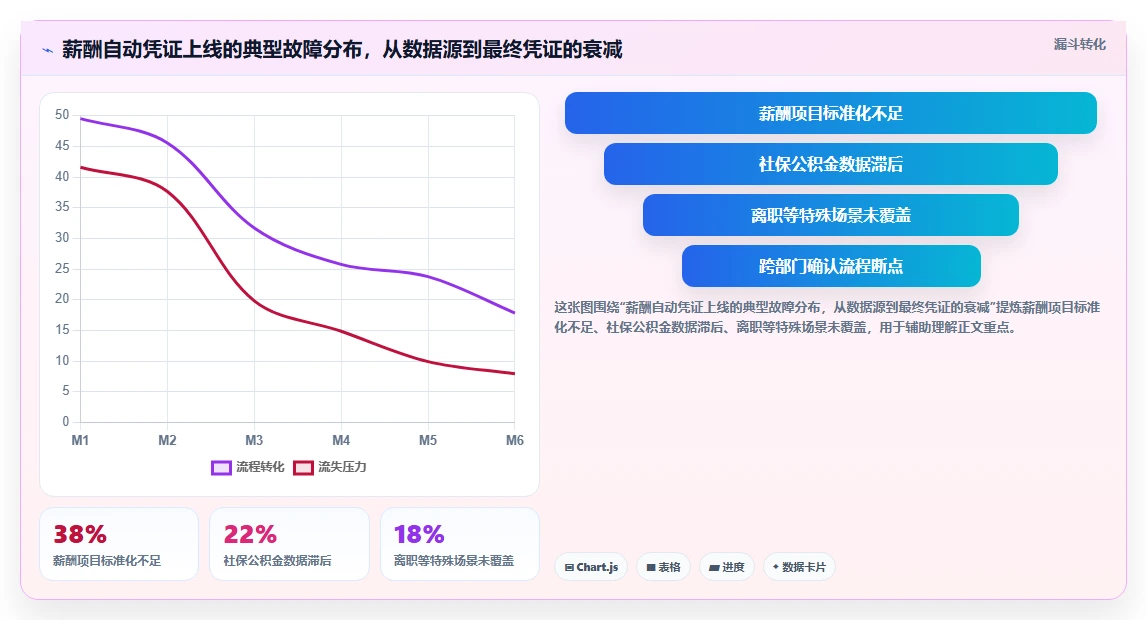 数字化人事系统打通财务系统实现薪酬自动凭证