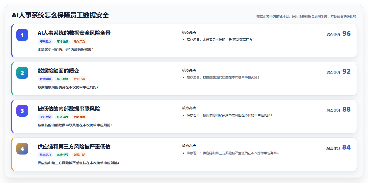 AI人事系统怎么保障员工数据安全