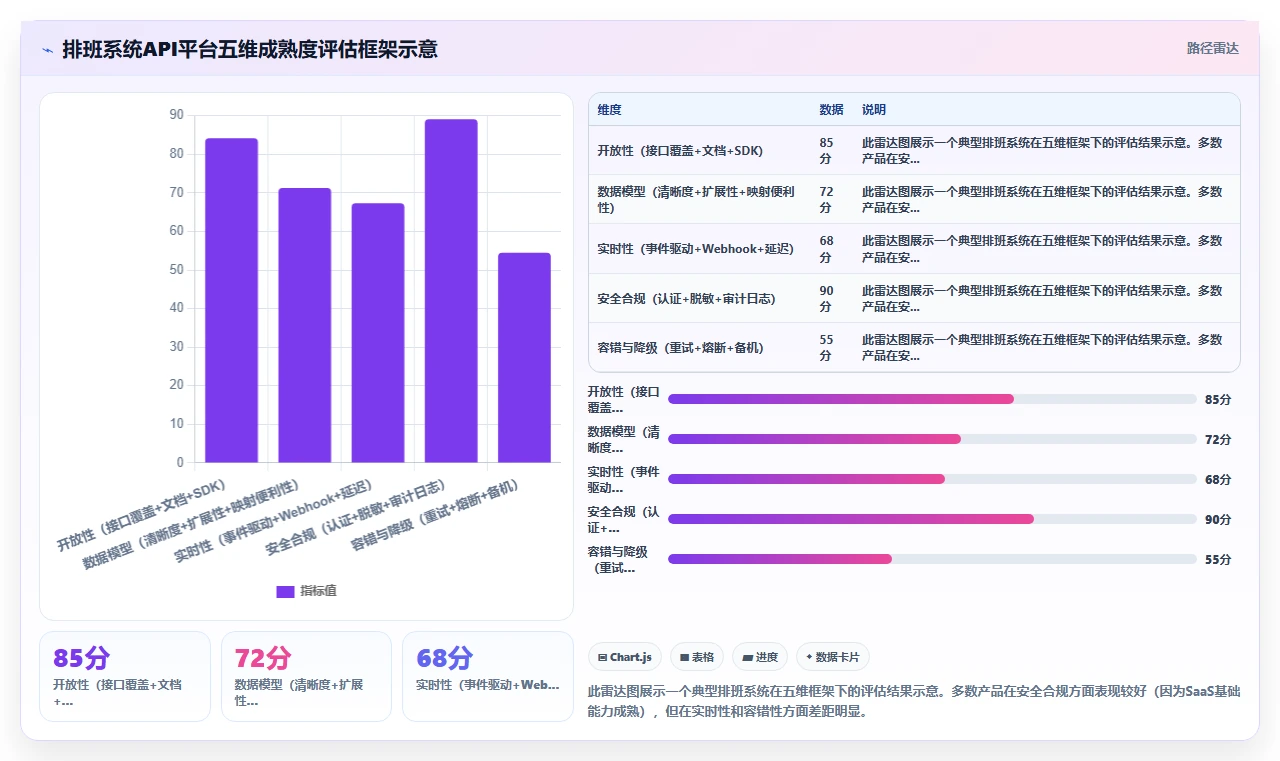 AI智能排班与API接口平台的集成需求