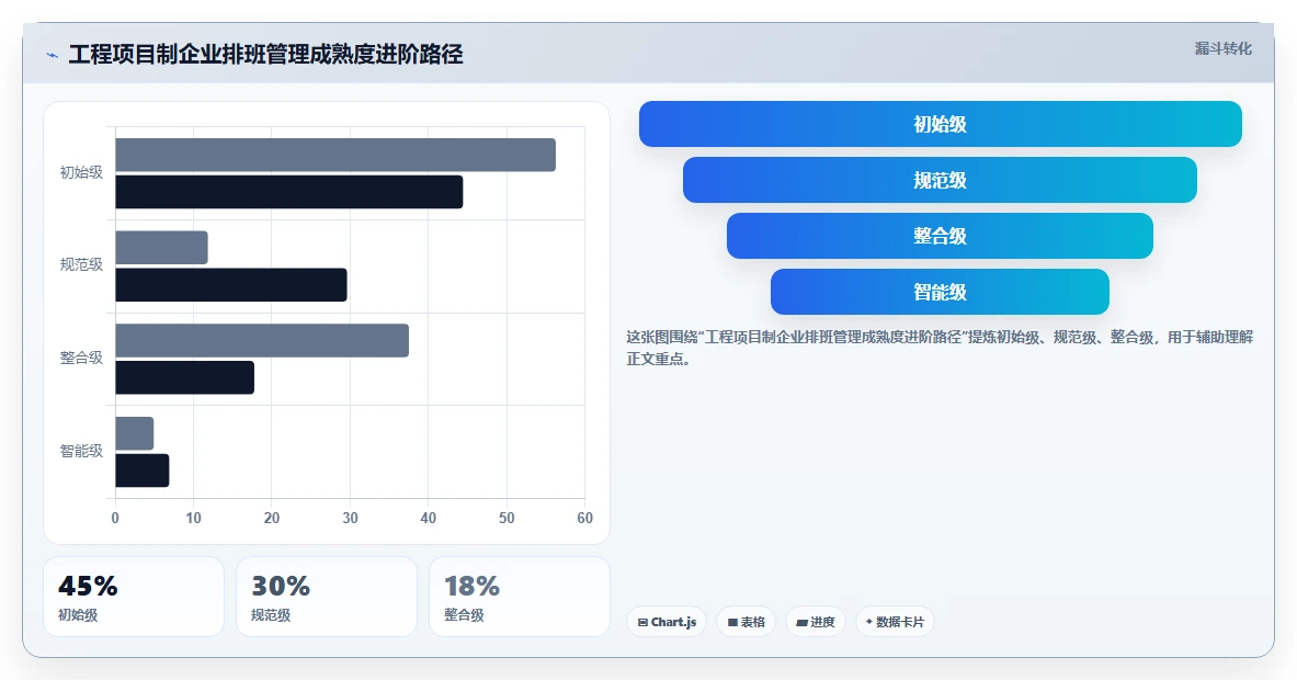 工程项目制企业AI智能排班跨项目调配