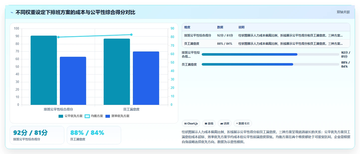 AI人事系统降低一线主管排班管理负担