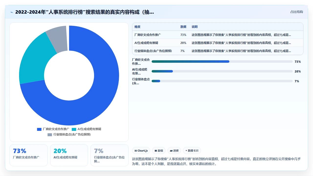 人事系统排行榜，大厂不一定好