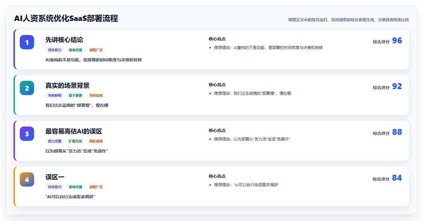 AI人资系统优化SaaS部署流程