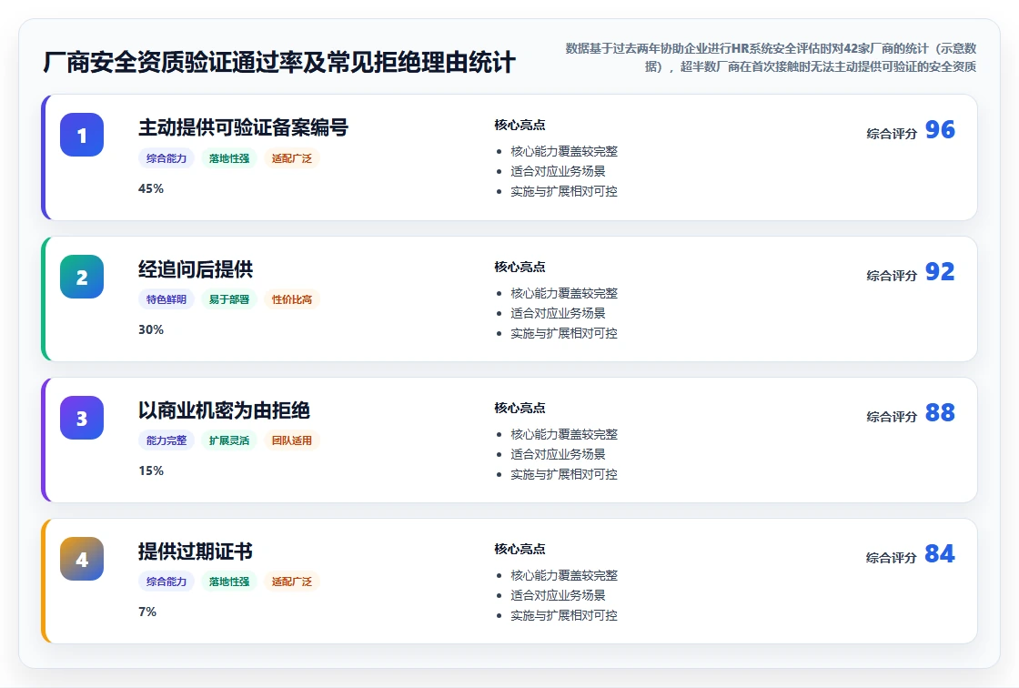 AI人事系统安全认证等级哪个厂商更有保障