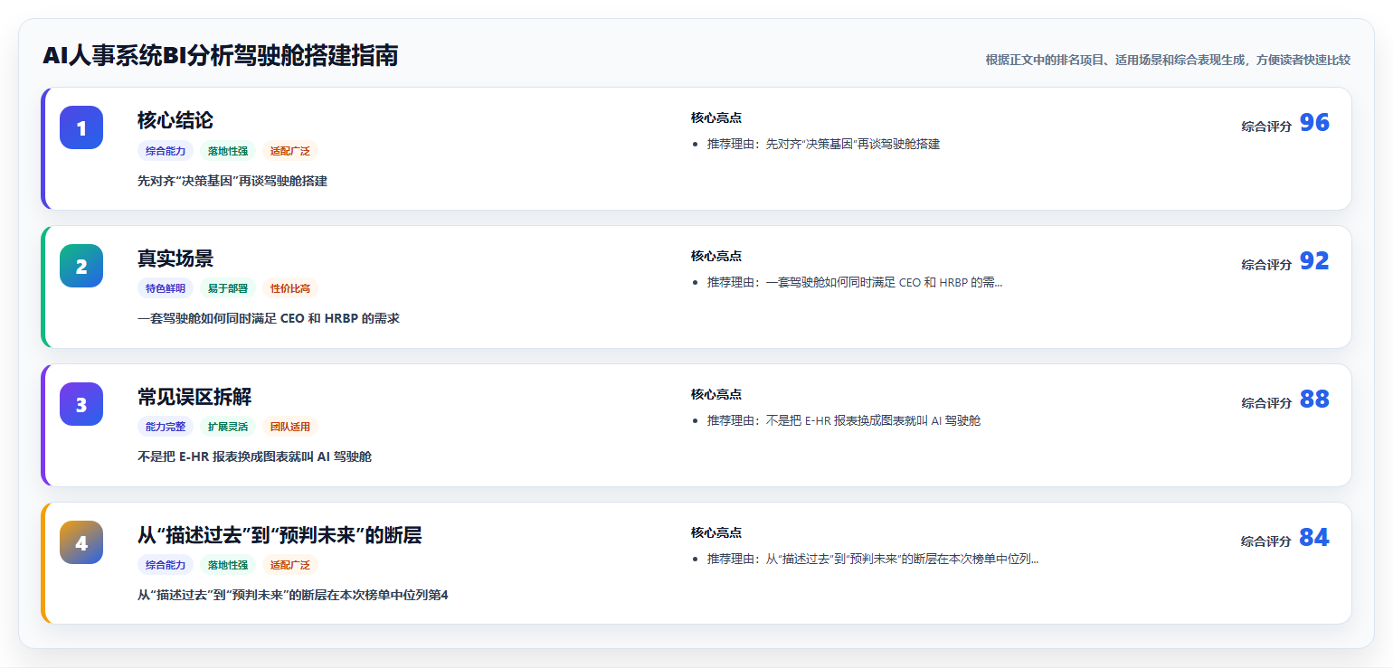 AI人事系统BI分析驾驶舱搭建指南