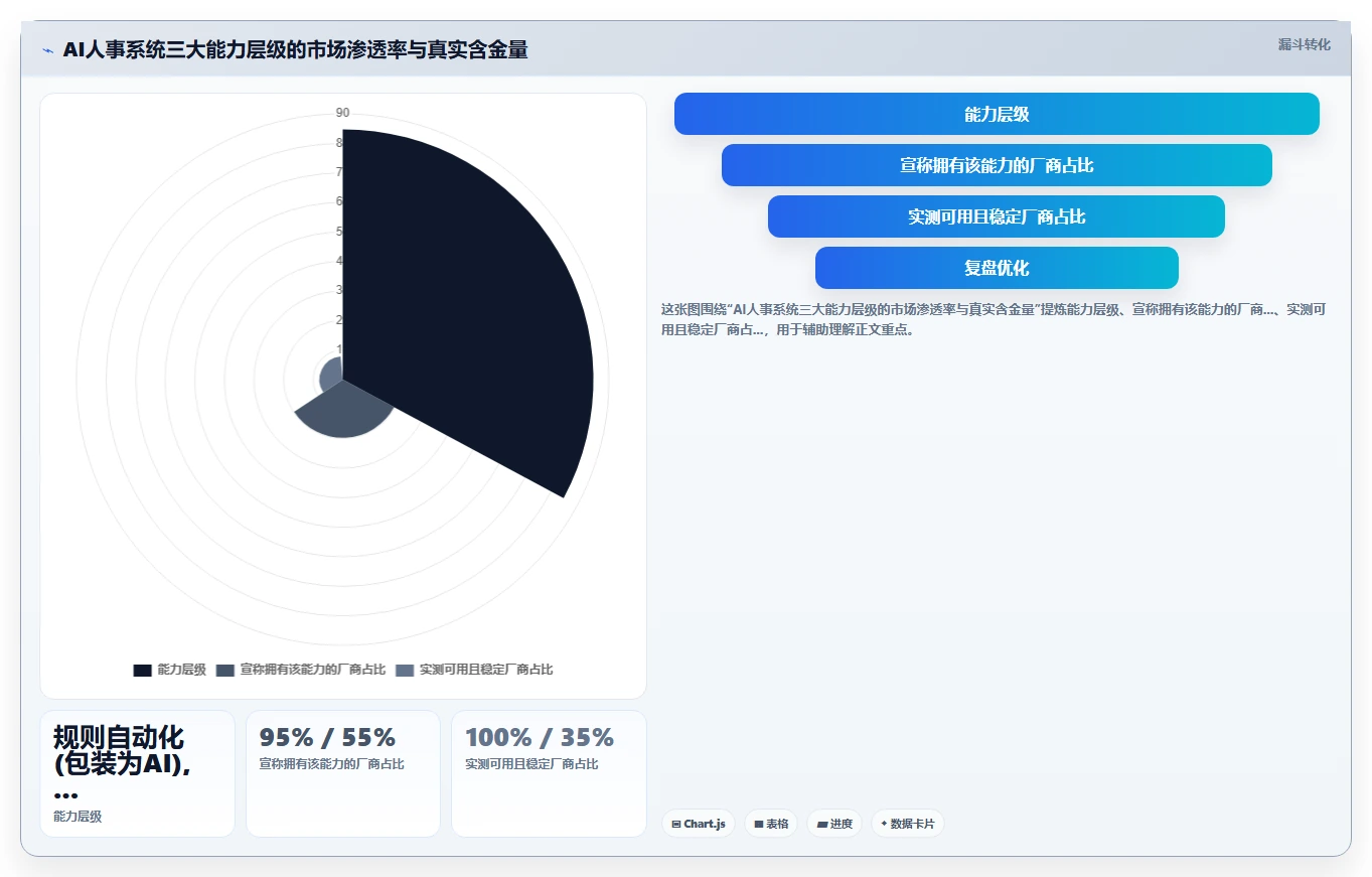主流AI人事系统供应商的解决方案横向对比