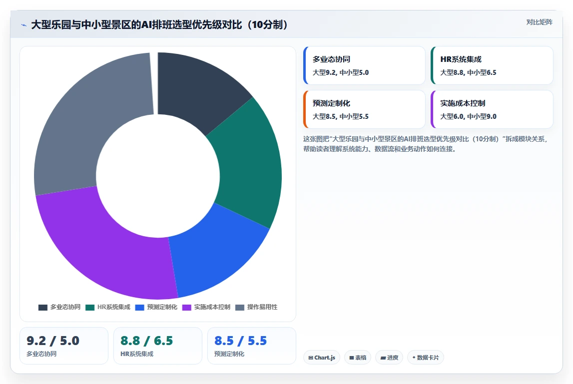 旅游景点乐园AI人事系统节假日客流弹性排班