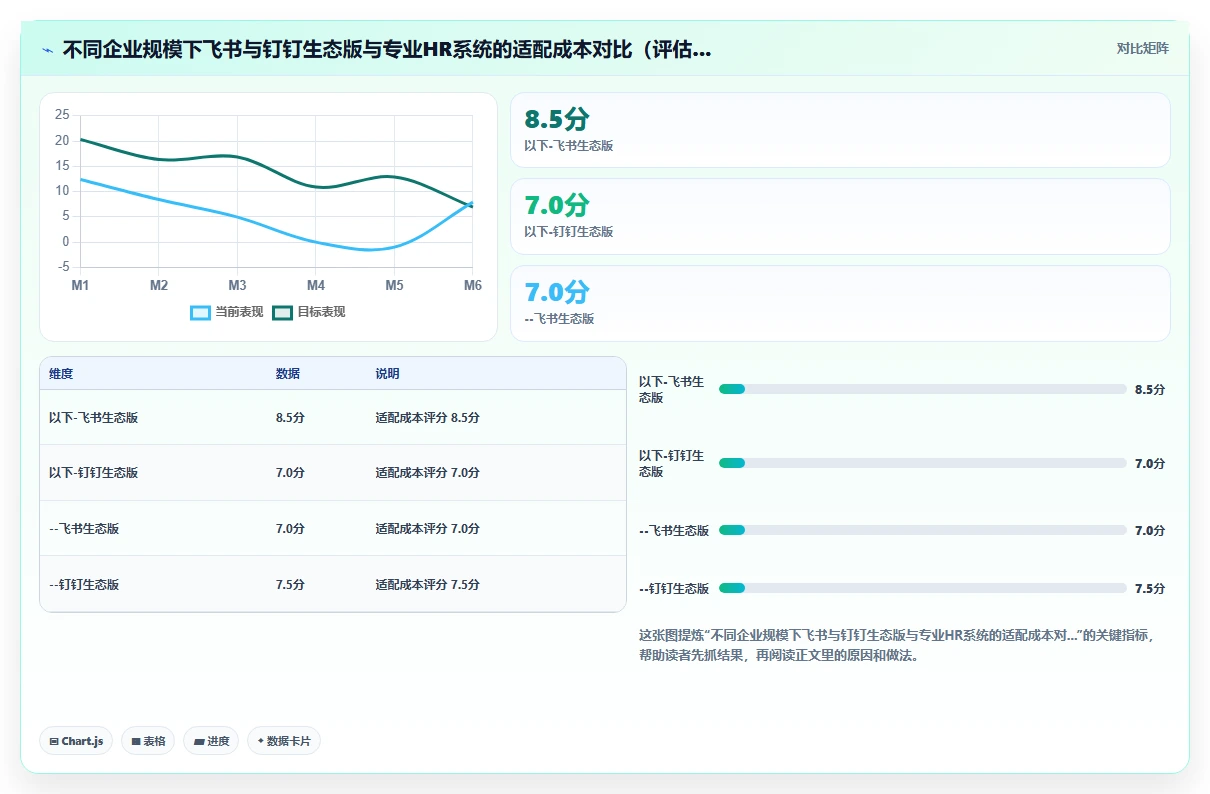 AI人事系统飞书与钉钉生态版哪家适配度更高