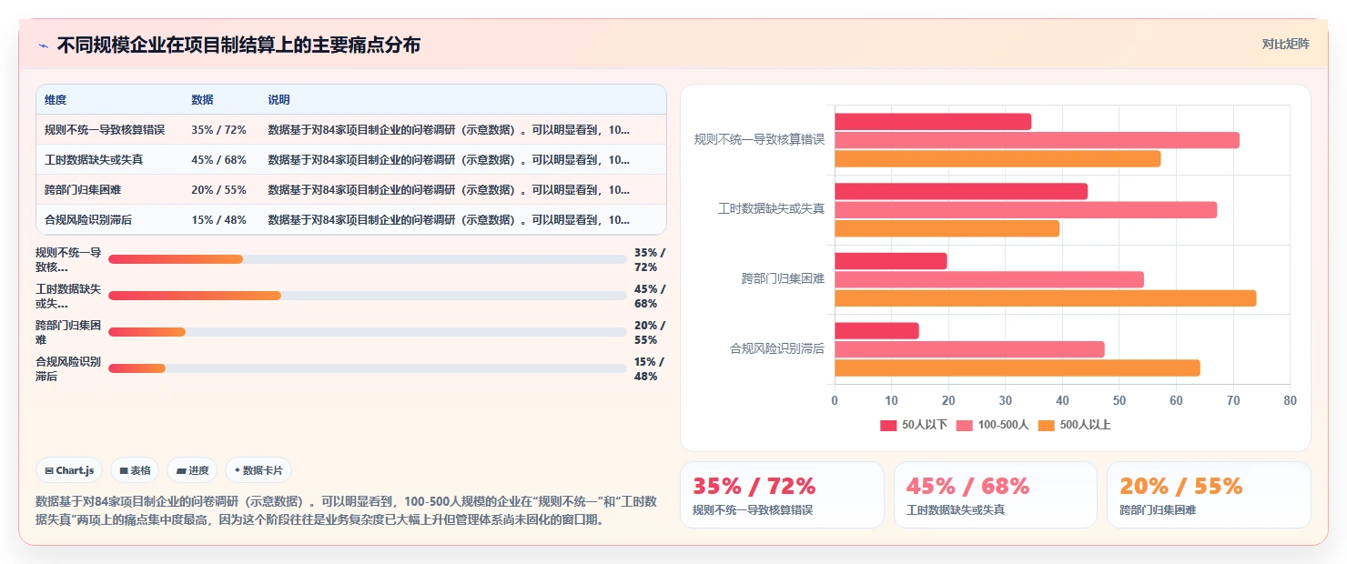 解决项目制用工结算复杂的智能HR系统