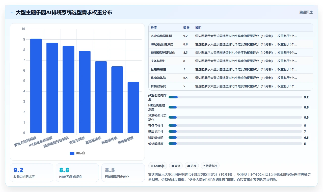 旅游景点乐园AI人事系统节假日客流弹性排班