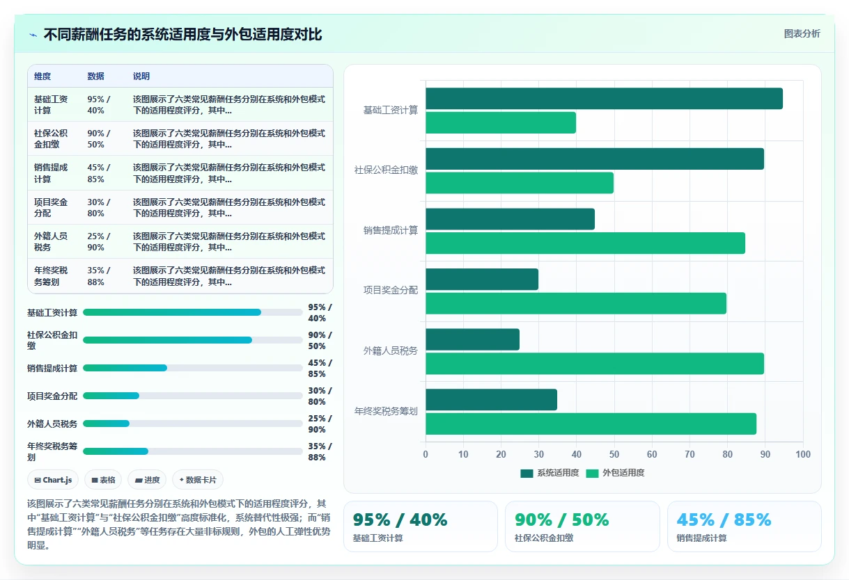 薪酬计算外包与使用AI人事系统自己做哪个划算