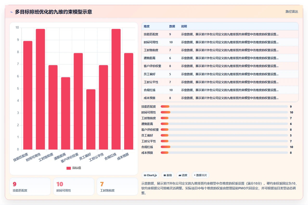 IT外包AI人事系统驻场人员排班管理