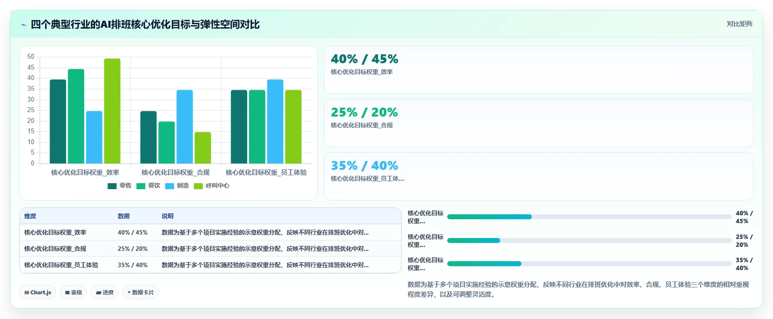 智能HR系统优化AI智能排班