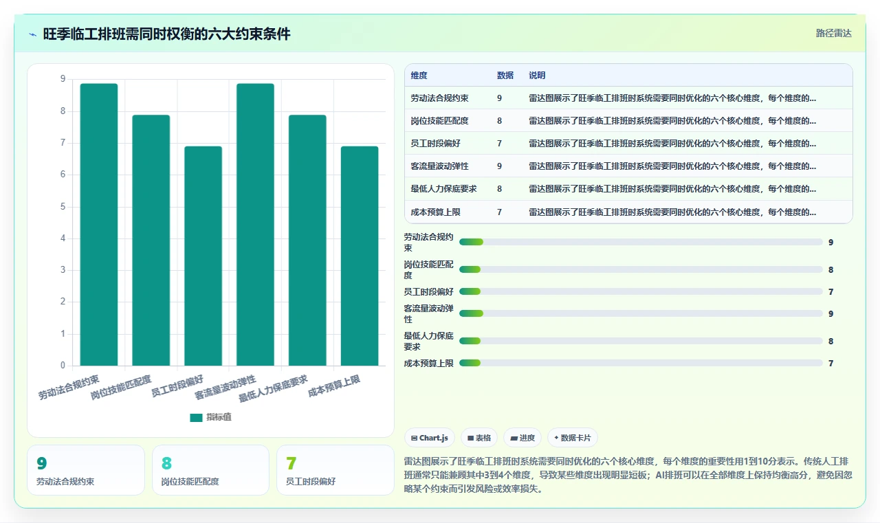 景区运营公司AI人事系统旺季临工招聘与排班