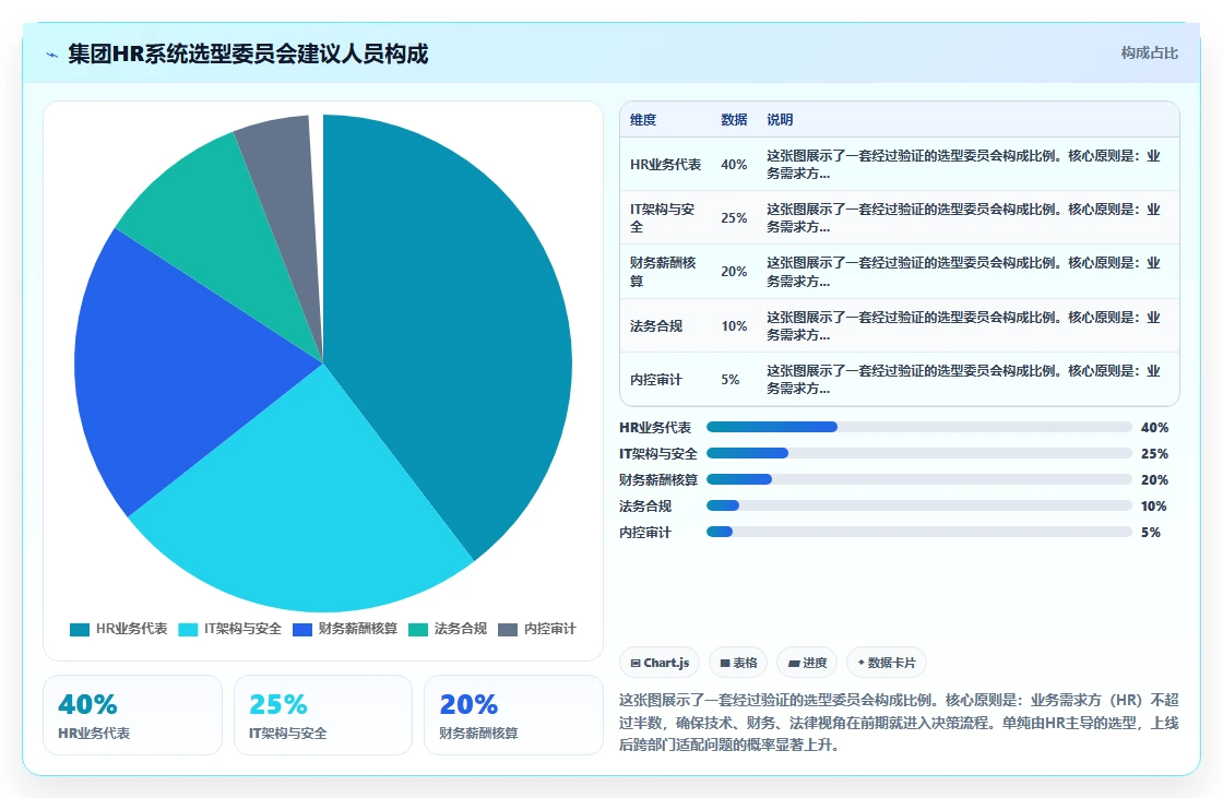 集团型企业智能HR系统选型避坑指南