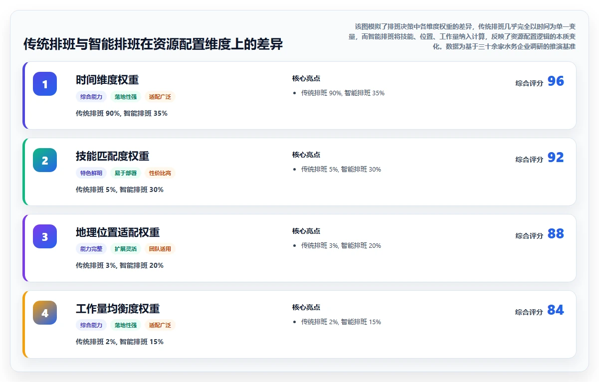 环保水务智能人事系统外勤人员巡检排班
