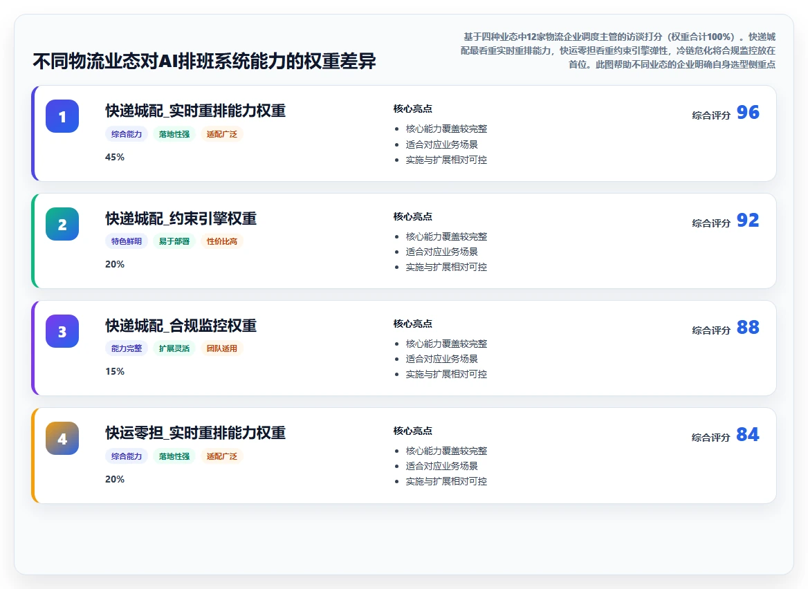 AI人事系统助力物流行业司机排班优化