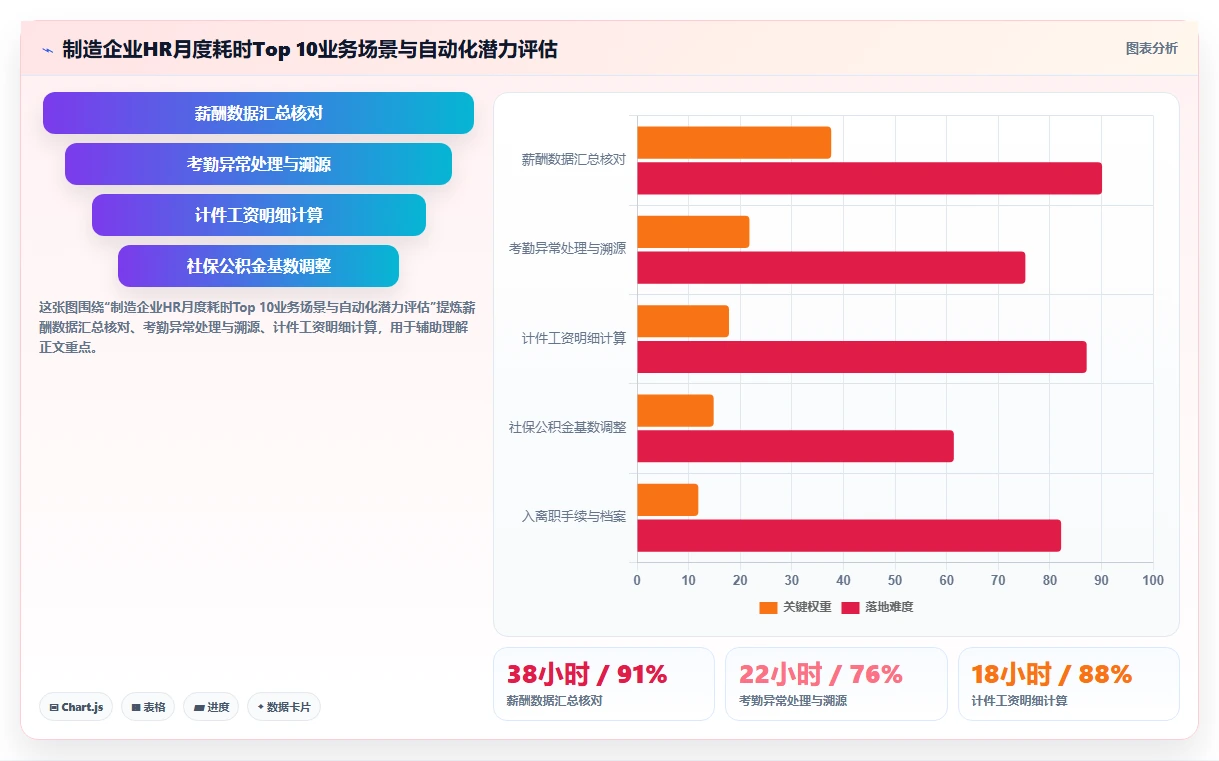制造业人事系统选型需要考虑哪些功能