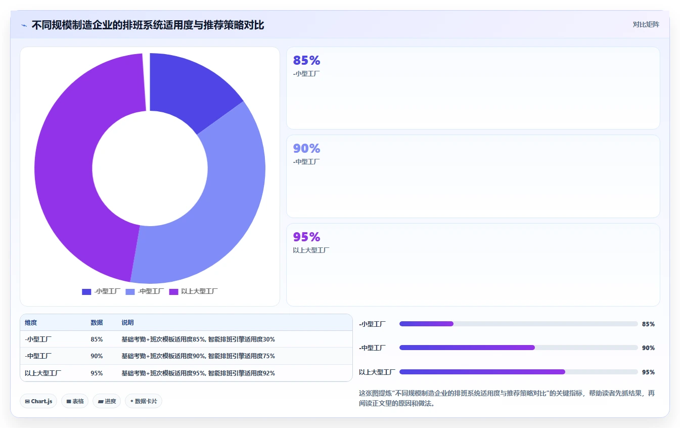 生产制造业智能HR系统倒班制排班实例