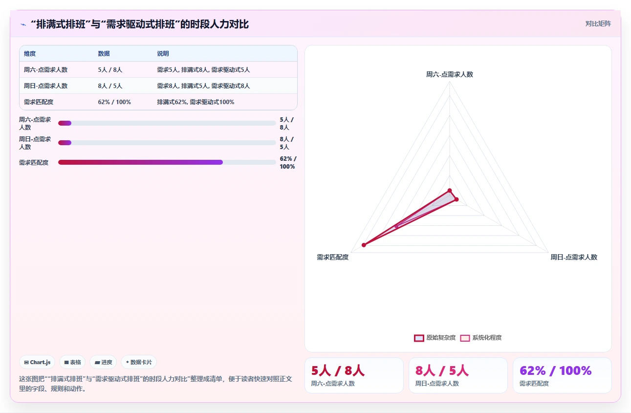 餐饮行业小时工AI智能排班解决方案