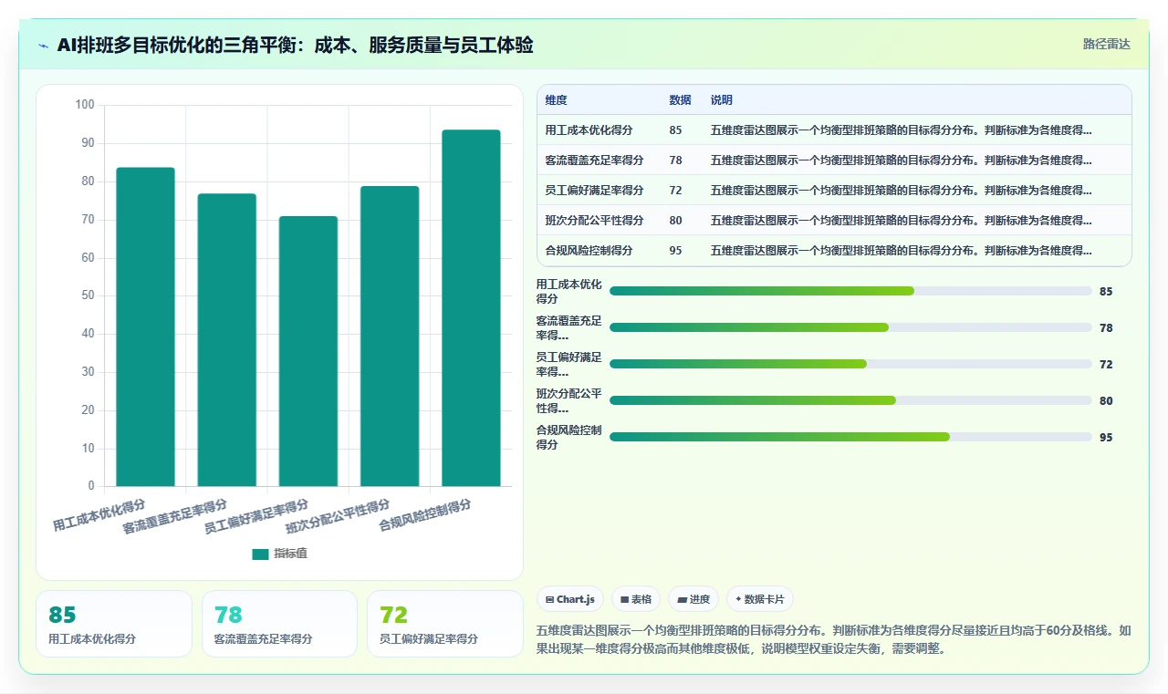 AI智能排班系统功能清单与评估模板
