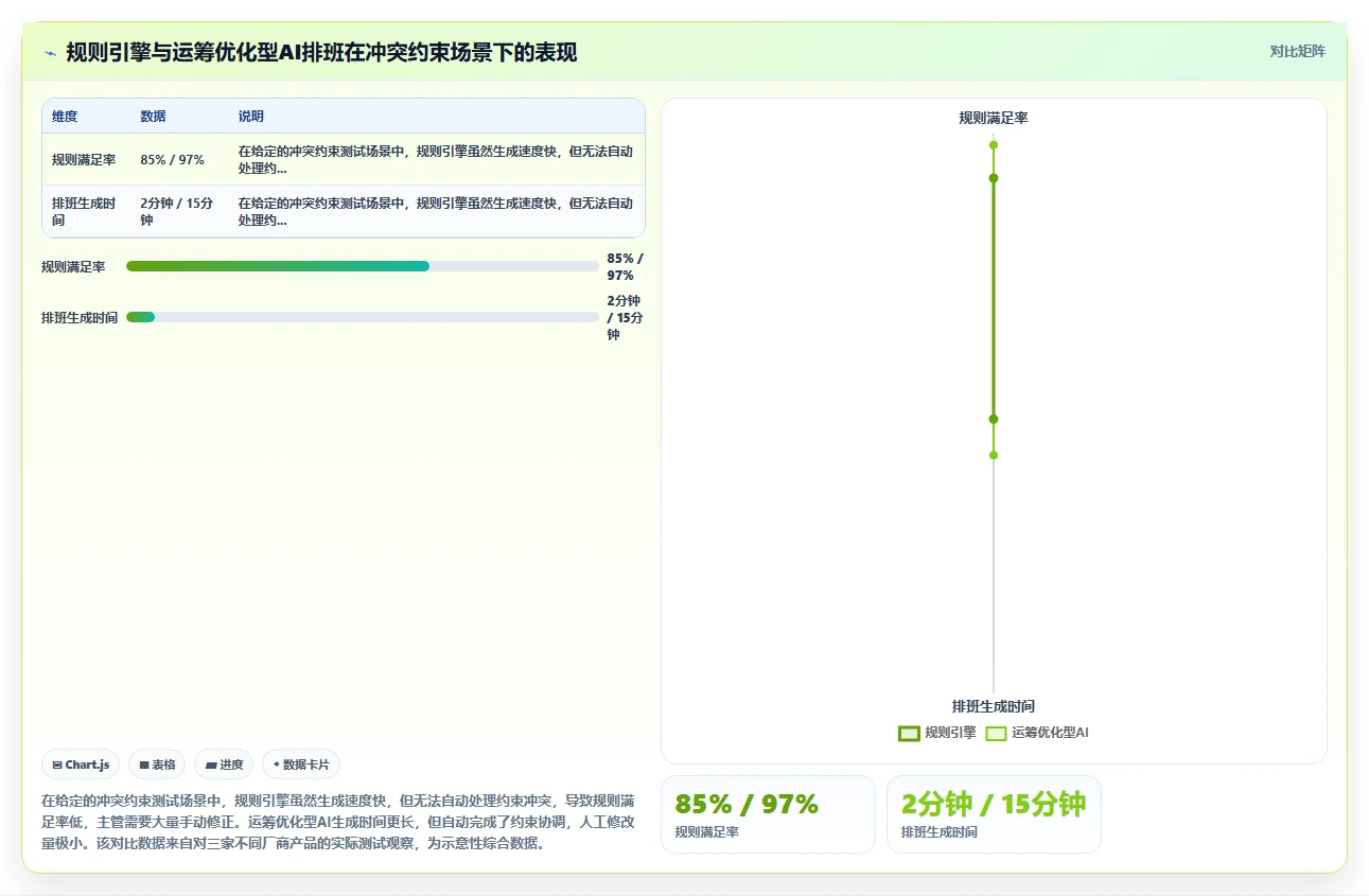 AI人事系统降低一线主管排班管理负担