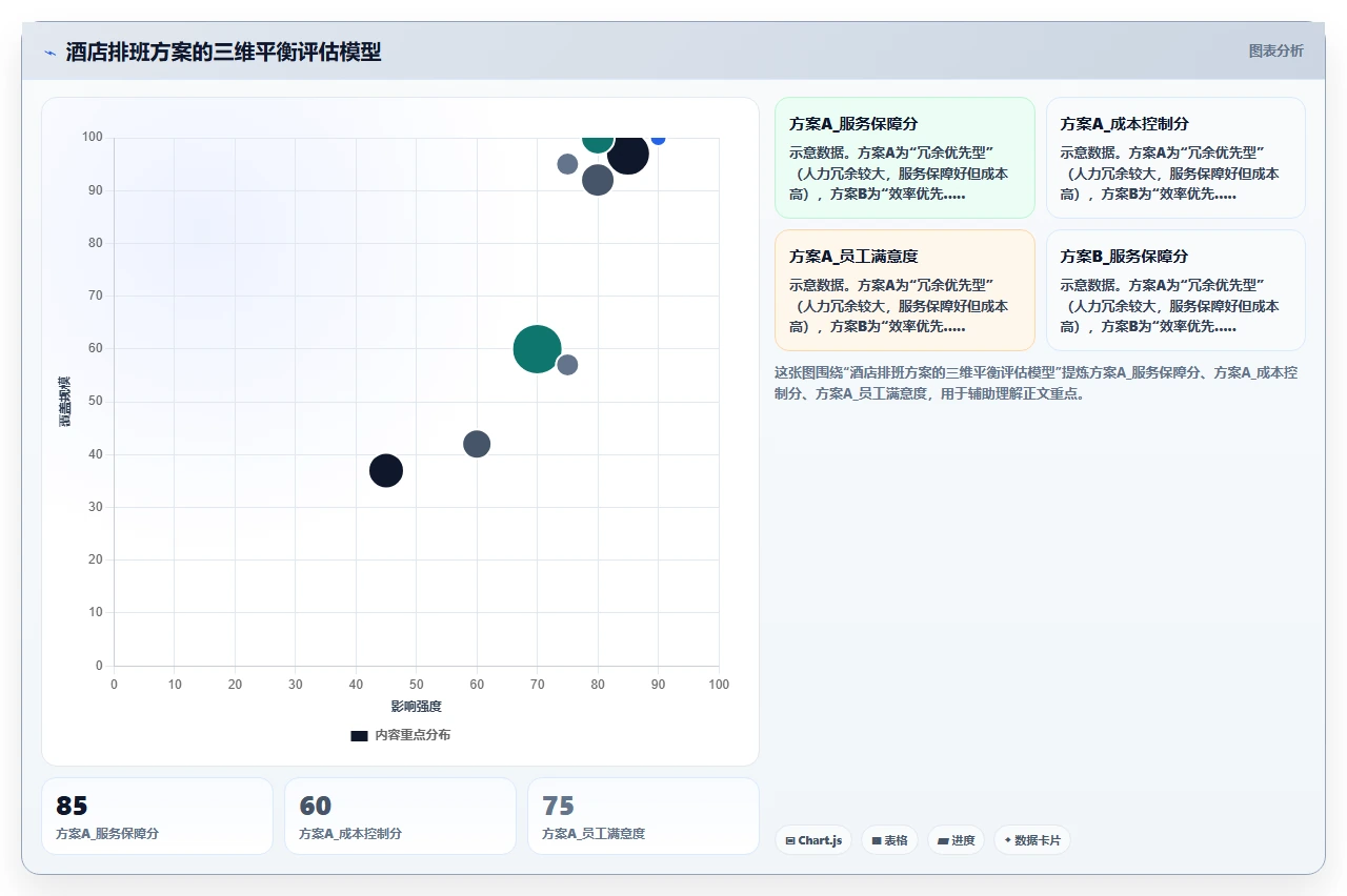 酒店行业AI人事系统多岗位排班方案