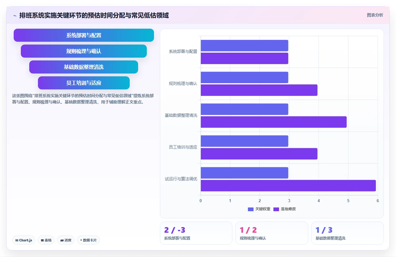 AI人事系统应对排班复杂的智能化方案