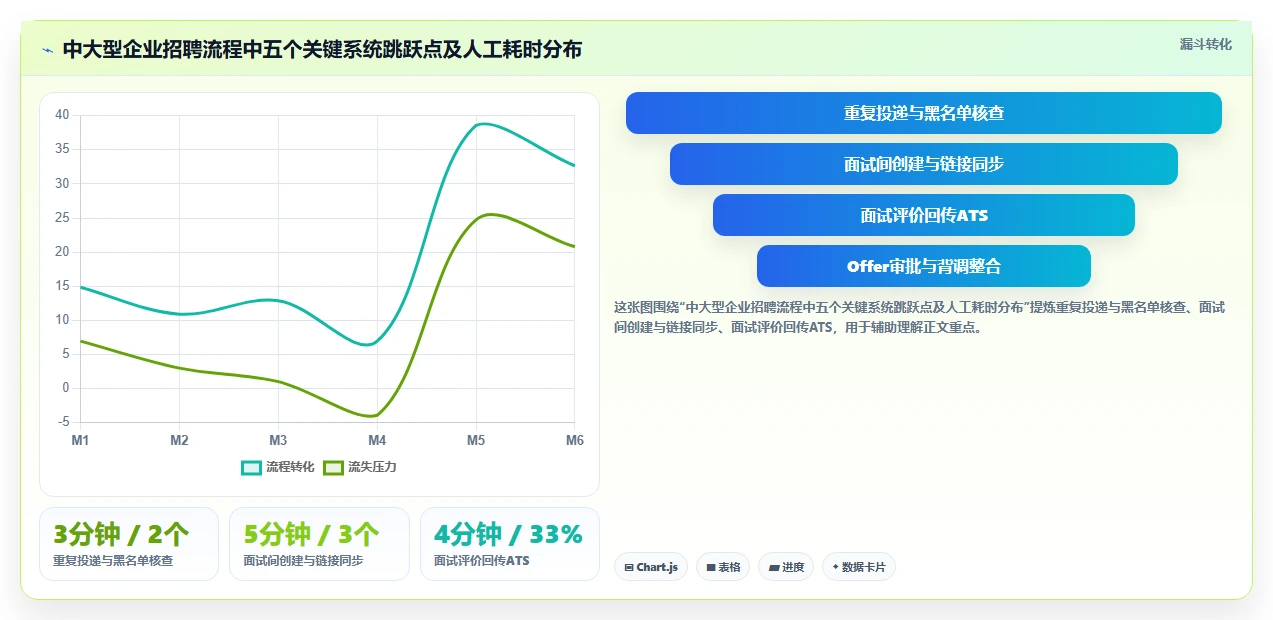 中大型企业对AI招聘专员跨系统流程自动化的核心需求